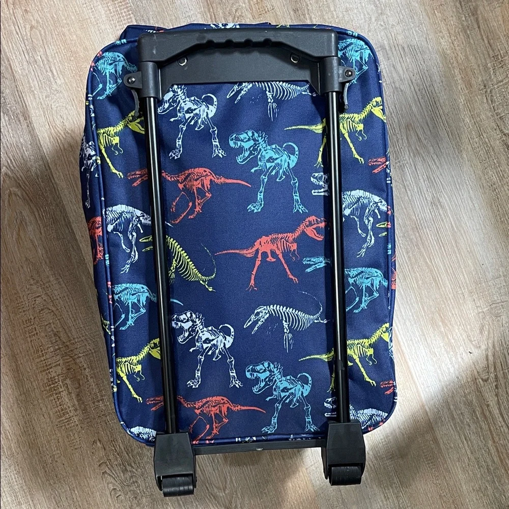 Kids Navy Dinosaur Rolling Suitcase - Picture 5 of 6